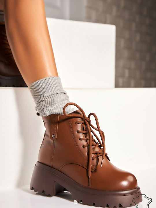 Botinelli Ghete De Piele Dama Tip Ankle Boots C...