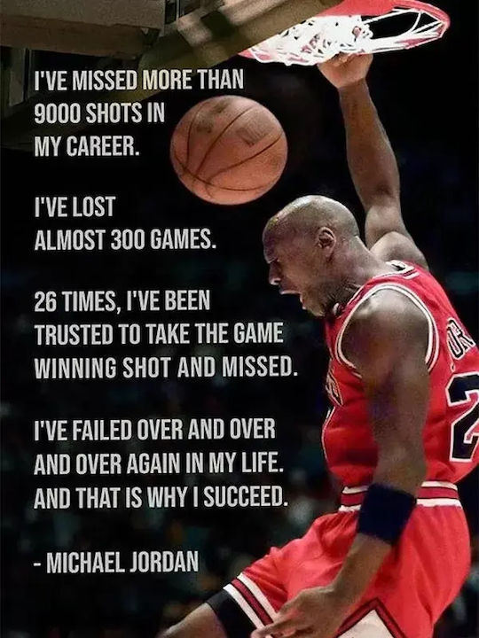 Poster NBA Jordan Quote KDS005A 40cm x 50cm