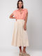 Midi Skirt Black Cream