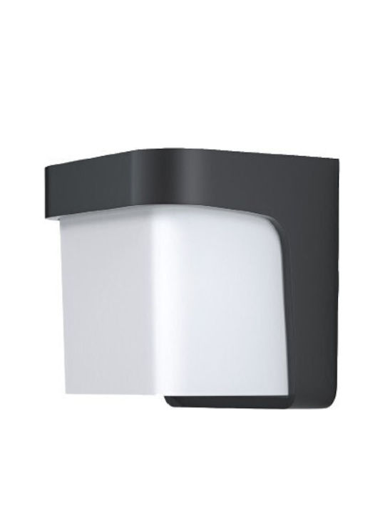 Inlight Iluminat Exterior Montat pe Perete LED 13W cu Lumină Albă Reglabilă 17.5x17.5cm