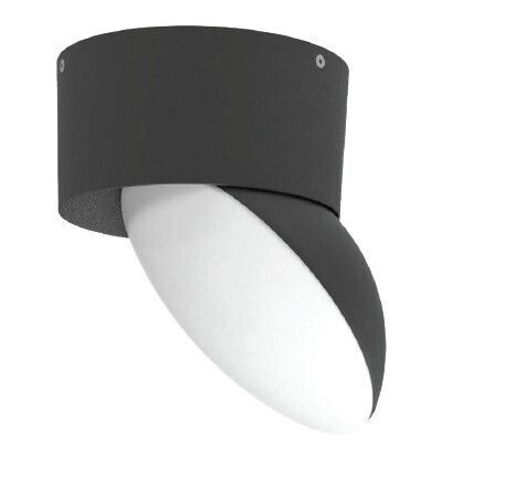 Inlight Wall-Mounted Outdoor LED Light 7W with Adjustable White Light 13x13cm