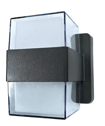 Inlight Wall-Mounted Outdoor LED Light 8W with Adjustable White Light 12x12x14cm