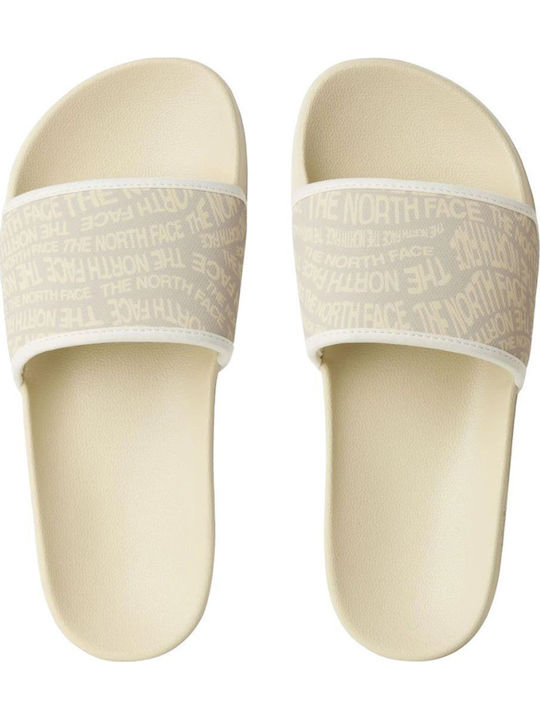 The North Face Basecamp Slides in Beige Colour