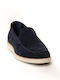 Suede Ανδρικά Loafers σε Μπλε Χρώμα