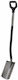 Fiskars Straight Spade Ergonomic Gray 1025375