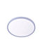 Inlight Ceiling Light 75cm Silver with Integrated LED