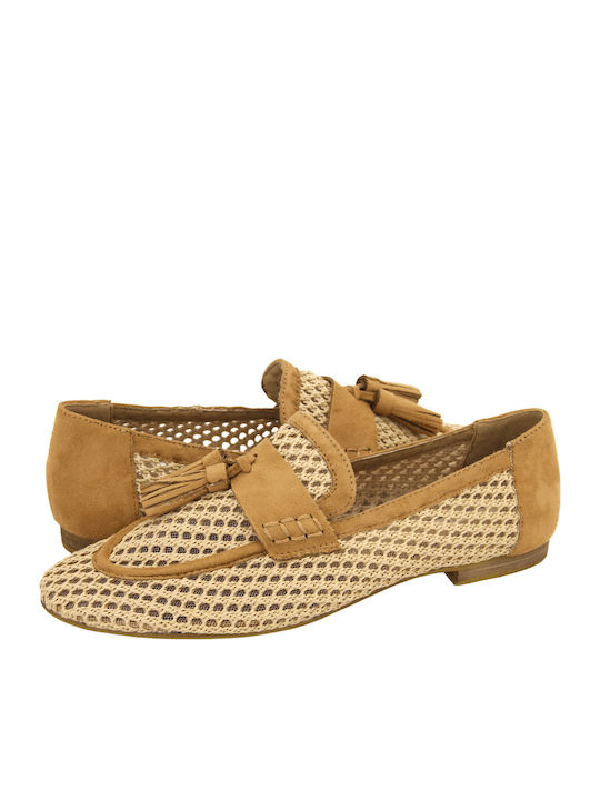 Corina Women's Moccasins In Beige Colour