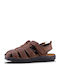 Women's Flat Sandals Tabac Brown