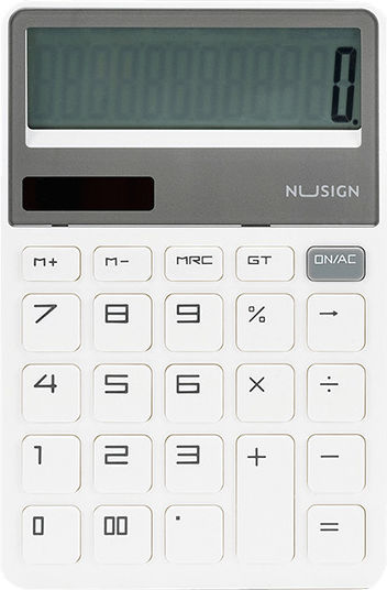NuSign Aparat de Calcul în Culoare Albă