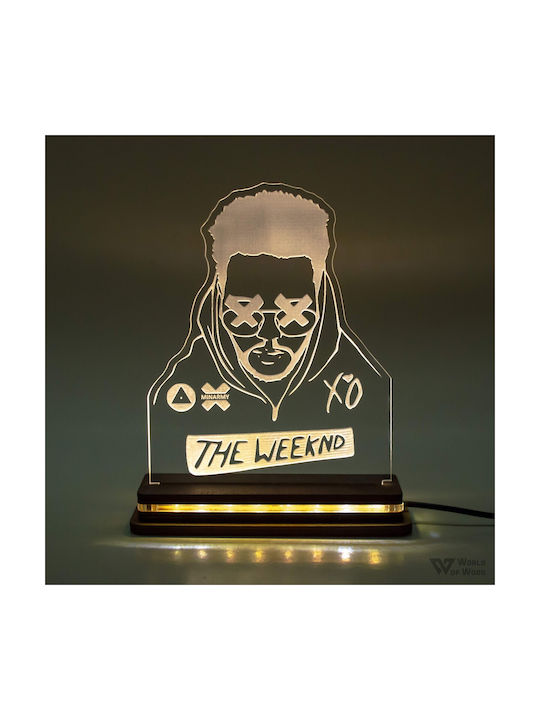World of Wood Decorative Table Lamp The Weeknd LED 20x14cm