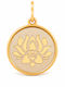 Alex and Ani Charm Flower Gold Plated