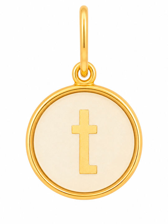 Alex and Ani Charm Monogramm Vergoldet