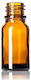 Glass Little Bottle Caramel 10ml Pp18