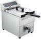 Karma Elektrische Kommerzielle Fritteuse Doppel 5kW Kapazität pro Korb 2x7lt