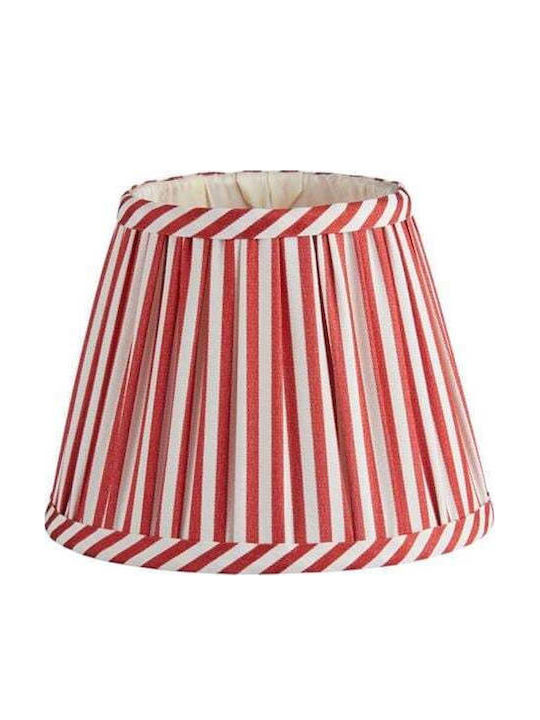 Addison Ross Lampenschirm Gestreift Rotes Streifen 16cm Polyester
