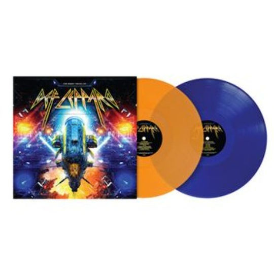 V A Many Faces Def Leppard Orange Blue 1 Vinyl