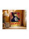 Music Poster Elvis Presley Ms019 40cm X 50cm Brown Wooden Frame