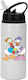 Παγούρι Mickey Mouse 600ml Λευκό Μαύρο Καπάκι