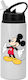 Παγούρι Mickey Mouse 600ml Λευκό Μαύρο Καπάκι