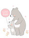 Poster Pentru Copii Bears 50x40cm