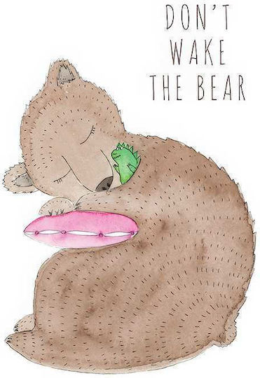 Poster Pentru Copii Little Bear 50x40cm