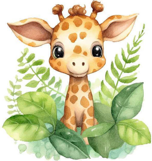 Poster pentru Copii Little Giraffe 50x40 cm