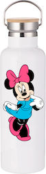 Μπουκάλι Θερμός Mickey Mouse 750ml Bamboo Λευκό