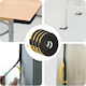 vidaXL Adhesive Foam Tape Black 5m x 20mm 4 Pieces 8721364729704