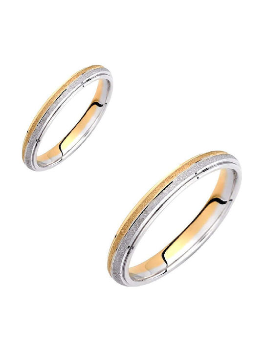 Ioannis Kosmima Bicolor Eheringe Set 9K