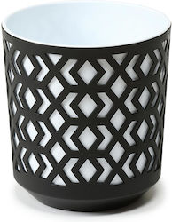 HowHomely Γλάστρα White-black