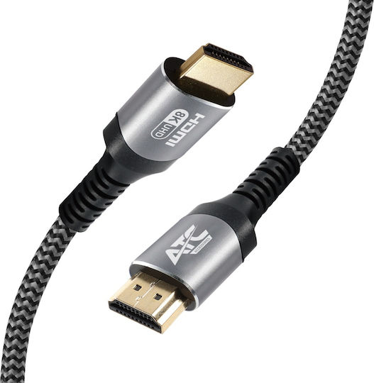 ATC HDMI 2.1 Ultra High Speed 48Gbps 4K 120Hz HDR VRR Cable HDMI Male - HDMI Male 3m Black