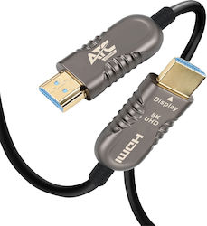 ATC 02.001.0122 HDMI 2.1 HDMI male - HDMI male 10m Μαύρο