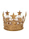 Tiara Metalică Aurie 22x22x15,5 cm