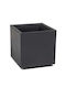 HowHomely Γλάστρα Τσιμεντένια Anthracite 40x40εκ.