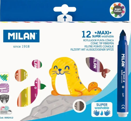 Milan Μαρκαδόροι Σετ 12τμχ