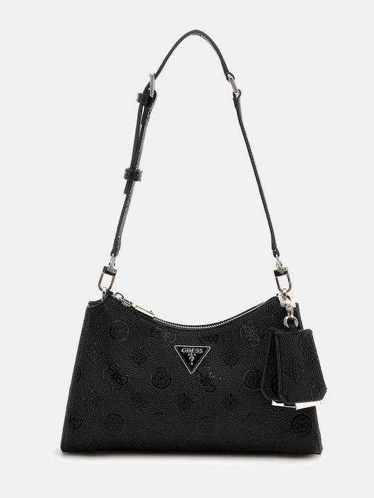 Guess Cresidia Damen Schultertasche Schwarz