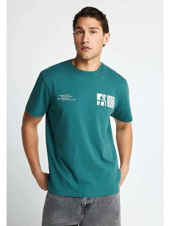 Garage Fifty5 Μπλούζα Κοντομάνικη Πράσινη