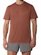 Leichtes Sportliches T-Shirt Kupferbraun