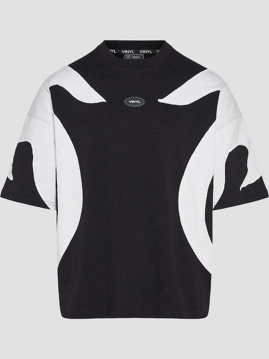 Vinyl Art Clothing T-shirt Black/white 27358-02