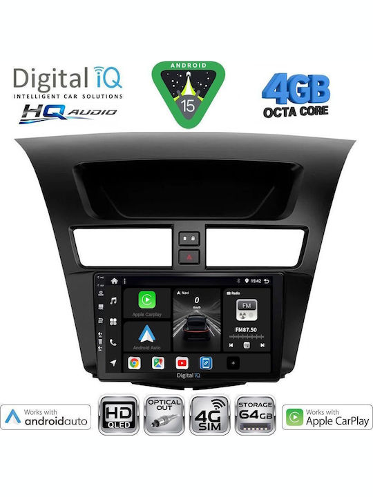 Digital IQ Car Audio System for Mazda BT-50 2012-2019 (Bluetooth/USB/WiFi/GPS/Apple CarPlay/Android Auto) with 9" Touch Screen