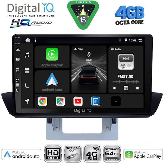 Digital IQ Ηχοσύστημα Αυτοκινήτου για Mazda BT-50 2012-2019 (Bluetooth/USB/WiFi/GPS/Apple-Carplay/Android-Auto) με Οθόνη Αφής 9"