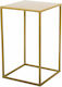 HowHomely Pflanzenständer Gold 24x24x40cm