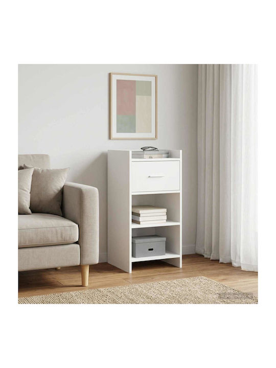 Office Cabinet made of Wood and Metal White 40x...