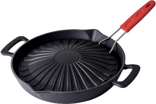 Lava Lava Gusseisen Grill mit Emaille Innenbeschichtung 32cm