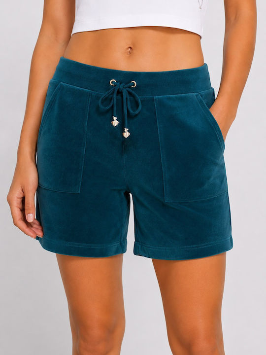 Women's Terry Bermuda Blue