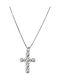Silver Cross with Chain