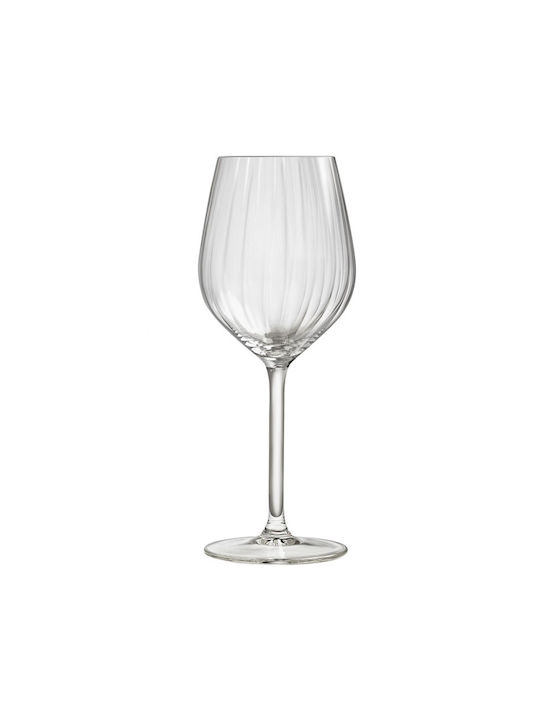 Royal Leerdam Set Glasses for White Wine from Glass in White Colour 380ml 4 Pieces