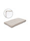 Lorelli Lenjerie De Pat Bebe Pentru Leagăn Bumbac Cu Elastic Bej 98x65cm