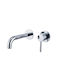 Set Mixer & Mundstück-Set Eingebaute Wasserhähne für Waschbecken Gold