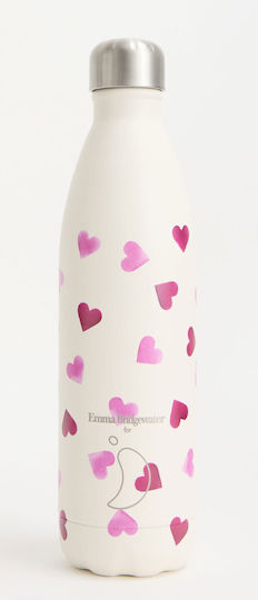 Chilly's Original Series Eleanor Bowmer Μπουκάλι Θερμός Ανοξείδωτο BPA Free 750ml Hearts